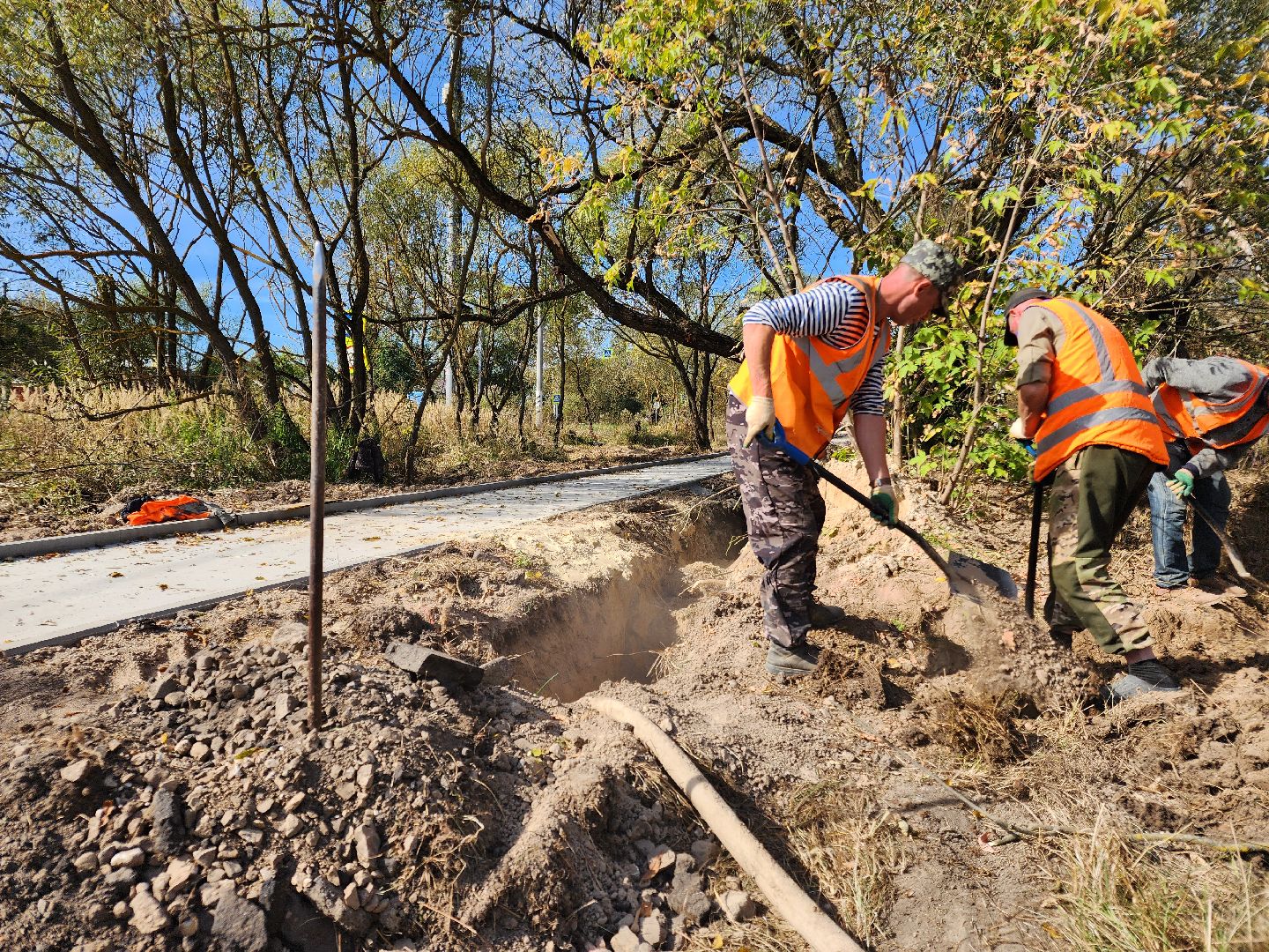 Чехов, село Мелихово, музей-заповедник, реконструкция, строительство, тротуары, пешеходные дорожки, инженерные сети, благоустройство,
