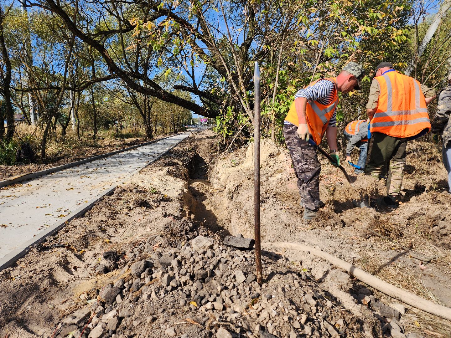 Чехов, село Мелихово, музей-заповедник, реконструкция, строительство, тротуары, пешеходные дорожки, инженерные сети, благоустройство,