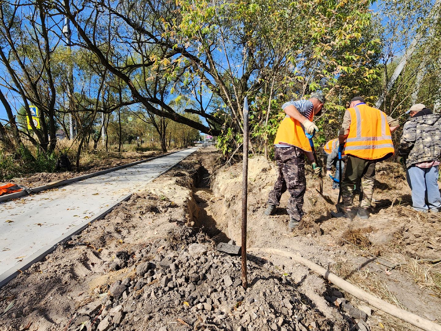 Чехов, село Мелихово, музей-заповедник, реконструкция, строительство, тротуары, пешеходные дорожки, инженерные сети, благоустройство,