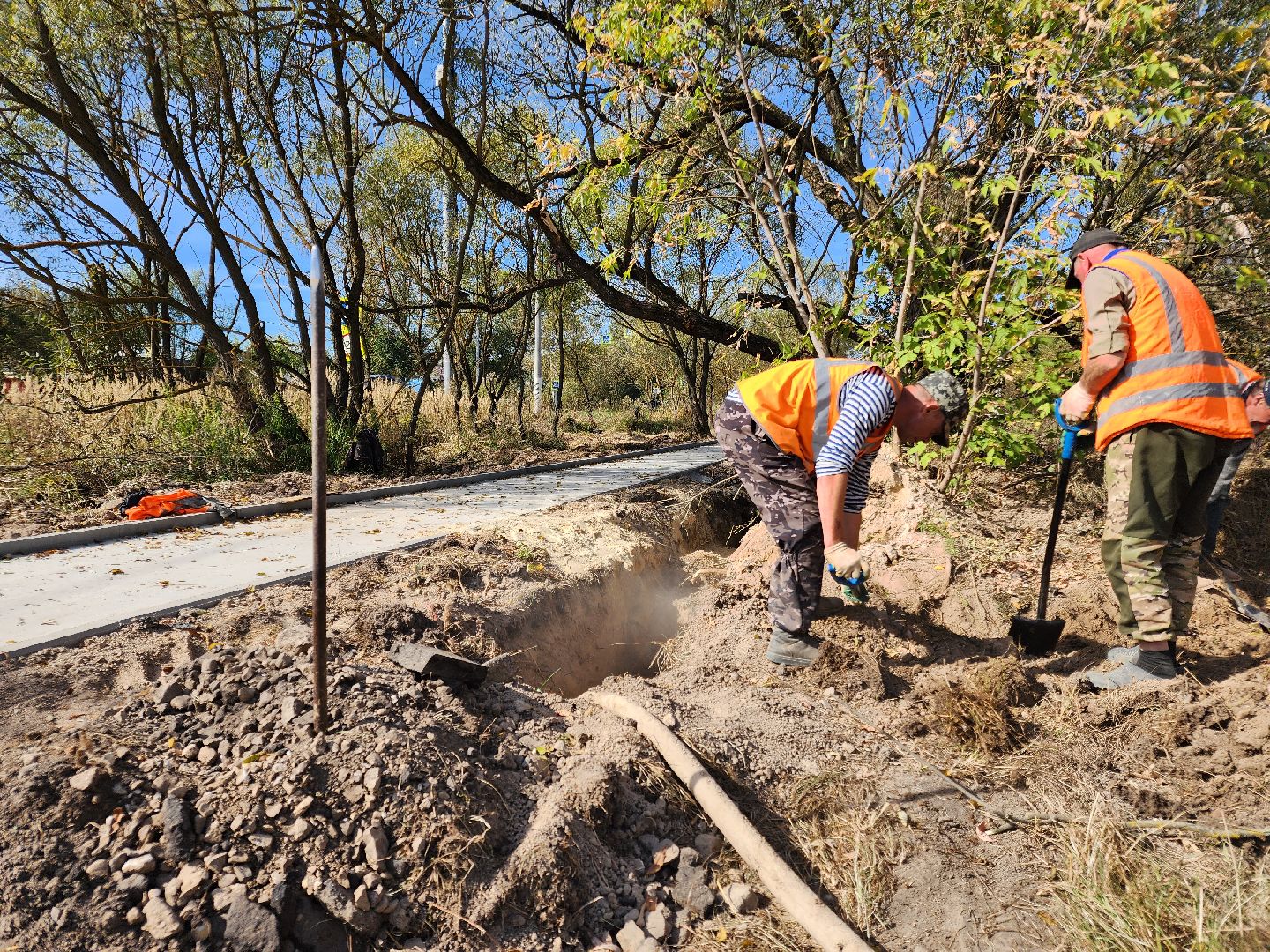 Чехов, село Мелихово, музей-заповедник, реконструкция, строительство, тротуары, пешеходные дорожки, инженерные сети, благоустройство,