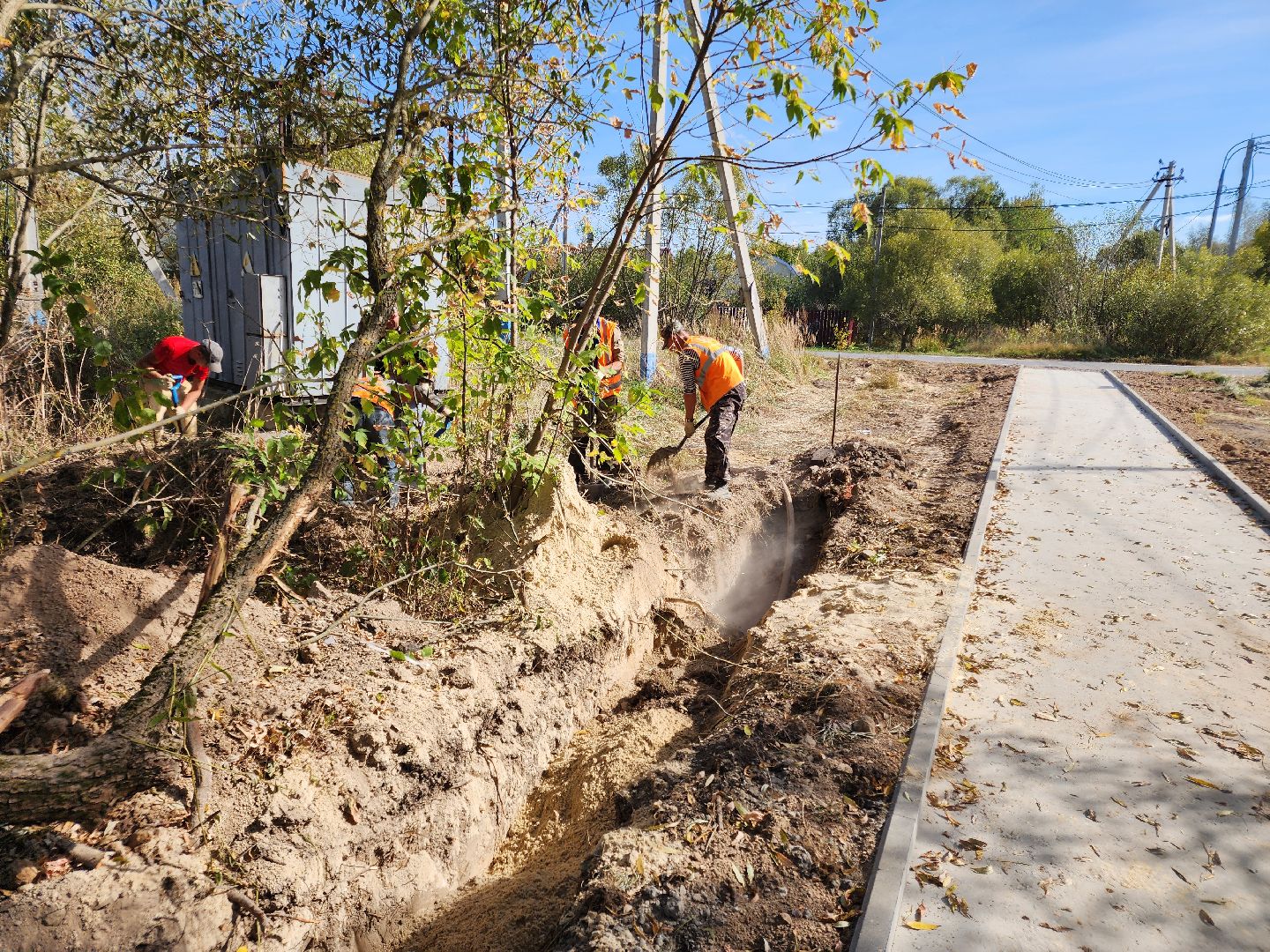 Чехов, село Мелихово, музей-заповедник, реконструкция, строительство, тротуары, пешеходные дорожки, инженерные сети, благоустройство,