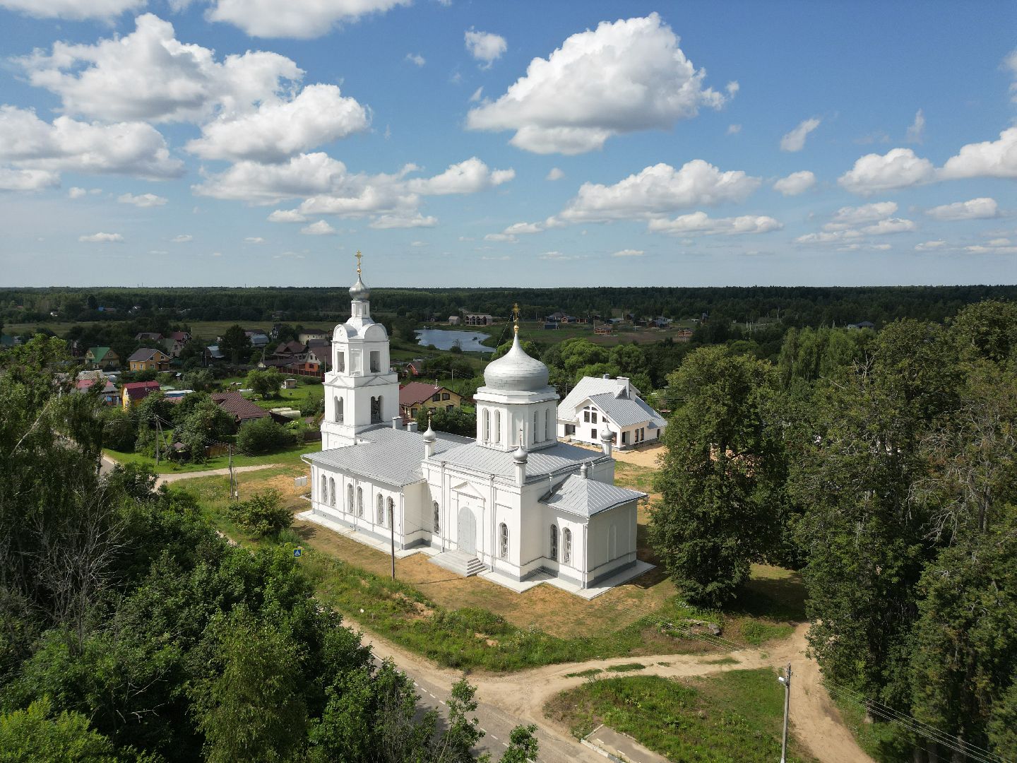талдом, церковь, реставрация, культура, видео с коптера,