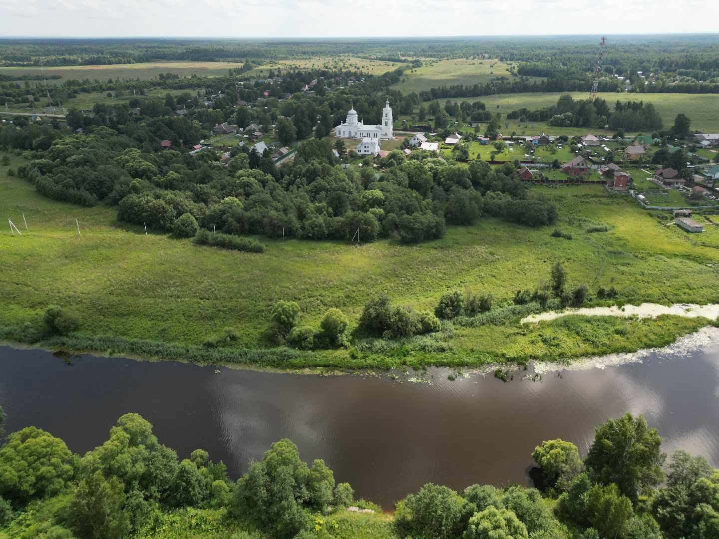 талдом, церковь, реставрация, культура, видео с коптера,