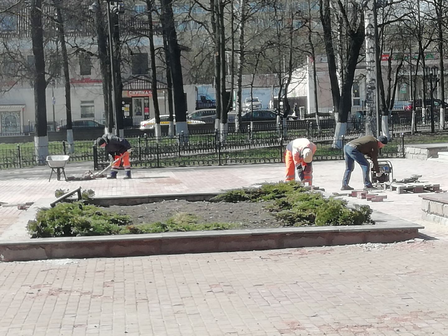 благоустройство, очистка от мусора, Звенигород