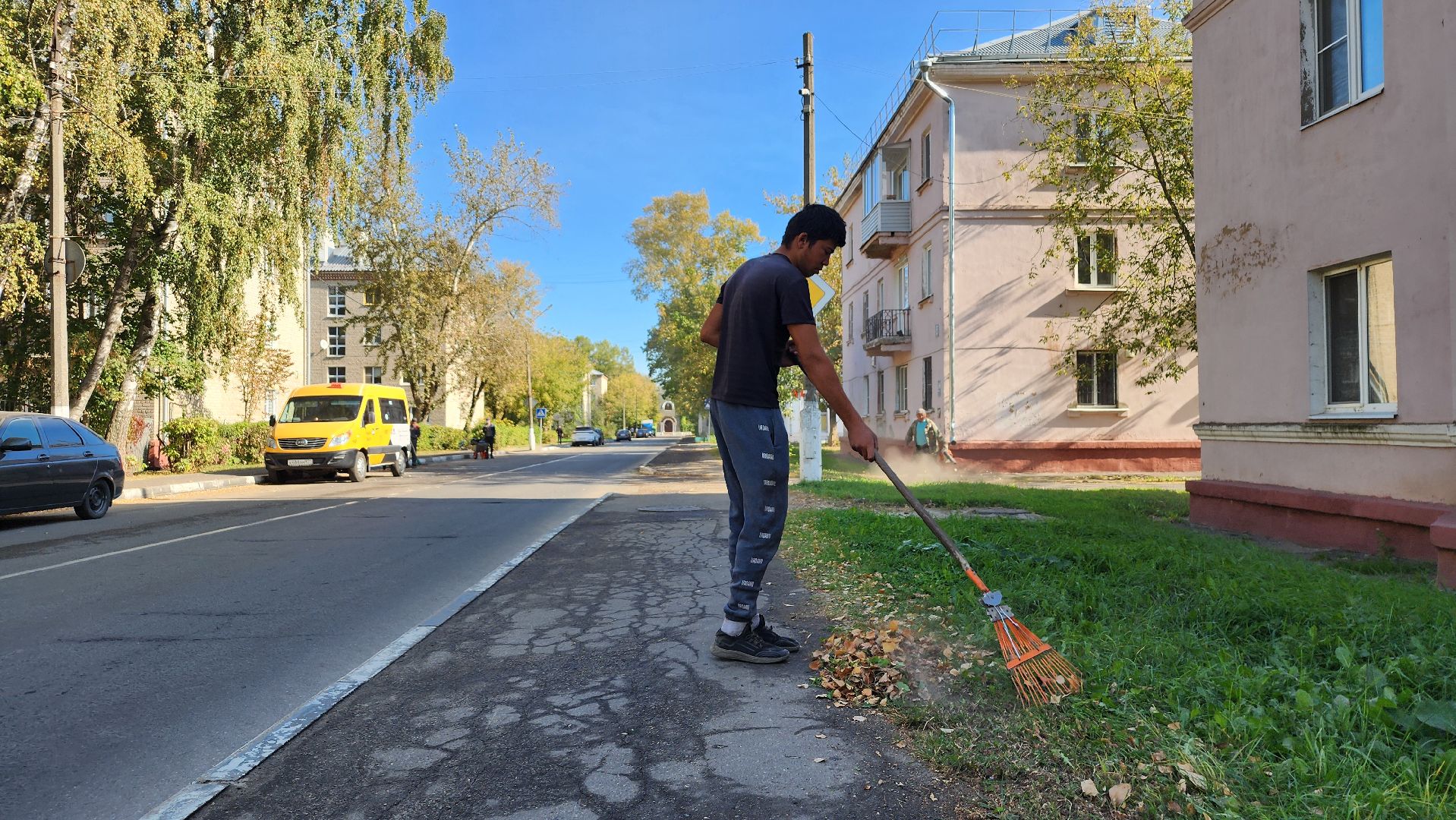 уборка городских территорий, коммунальные службы, ЖКХ, Старая Купавна, Богородский городской округ,