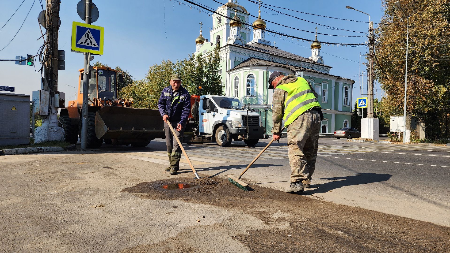 уборка городских территорий, коммунальные службы, ЖКХ, Старая Купавна, Богородский городской округ,