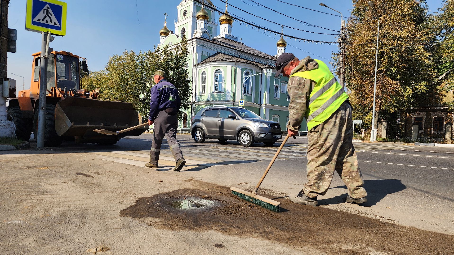 уборка городских территорий, коммунальные службы, ЖКХ, Старая Купавна, Богородский городской округ,