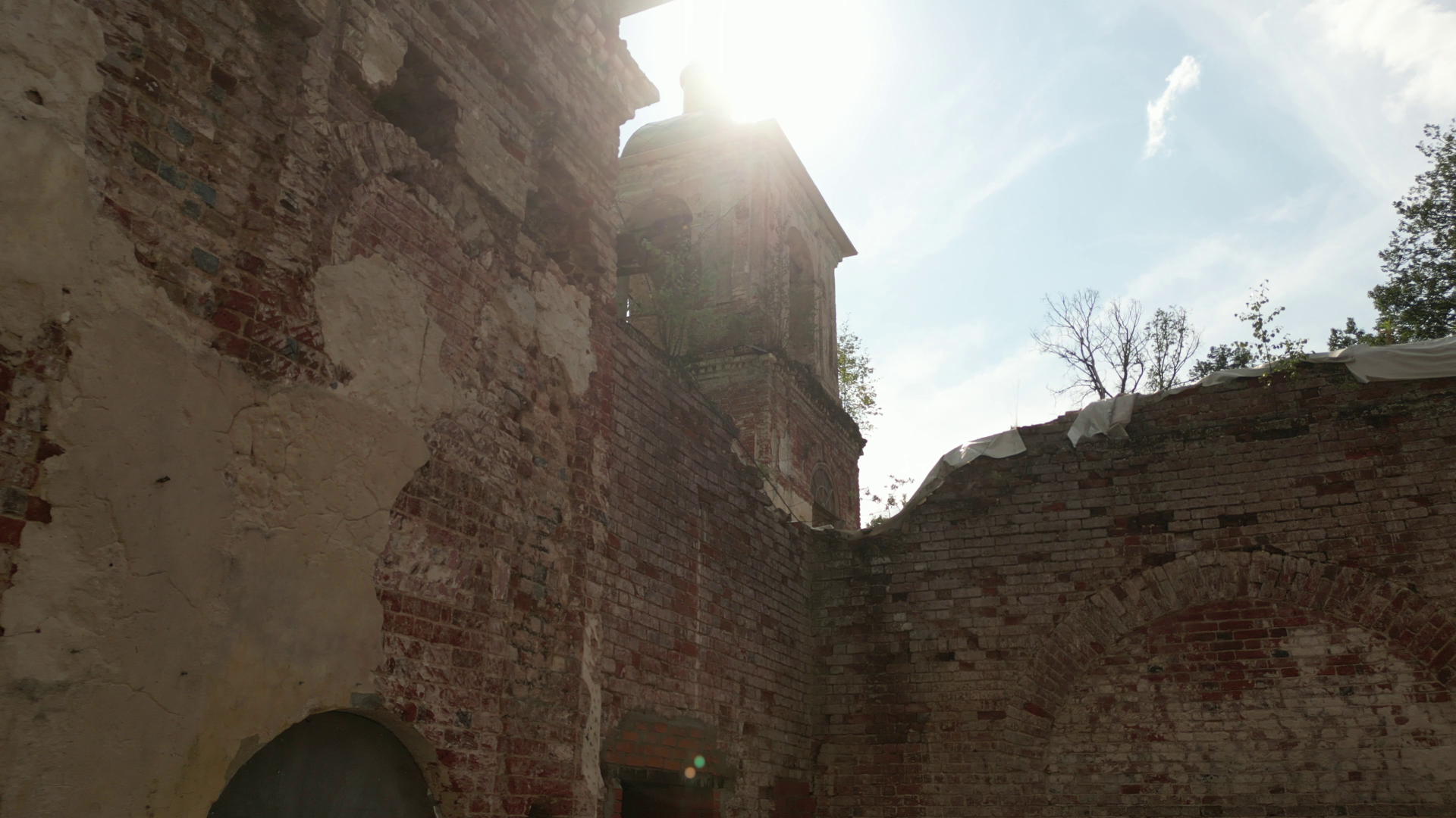 талдом, церковь, реставрация, города, видео с коптера,