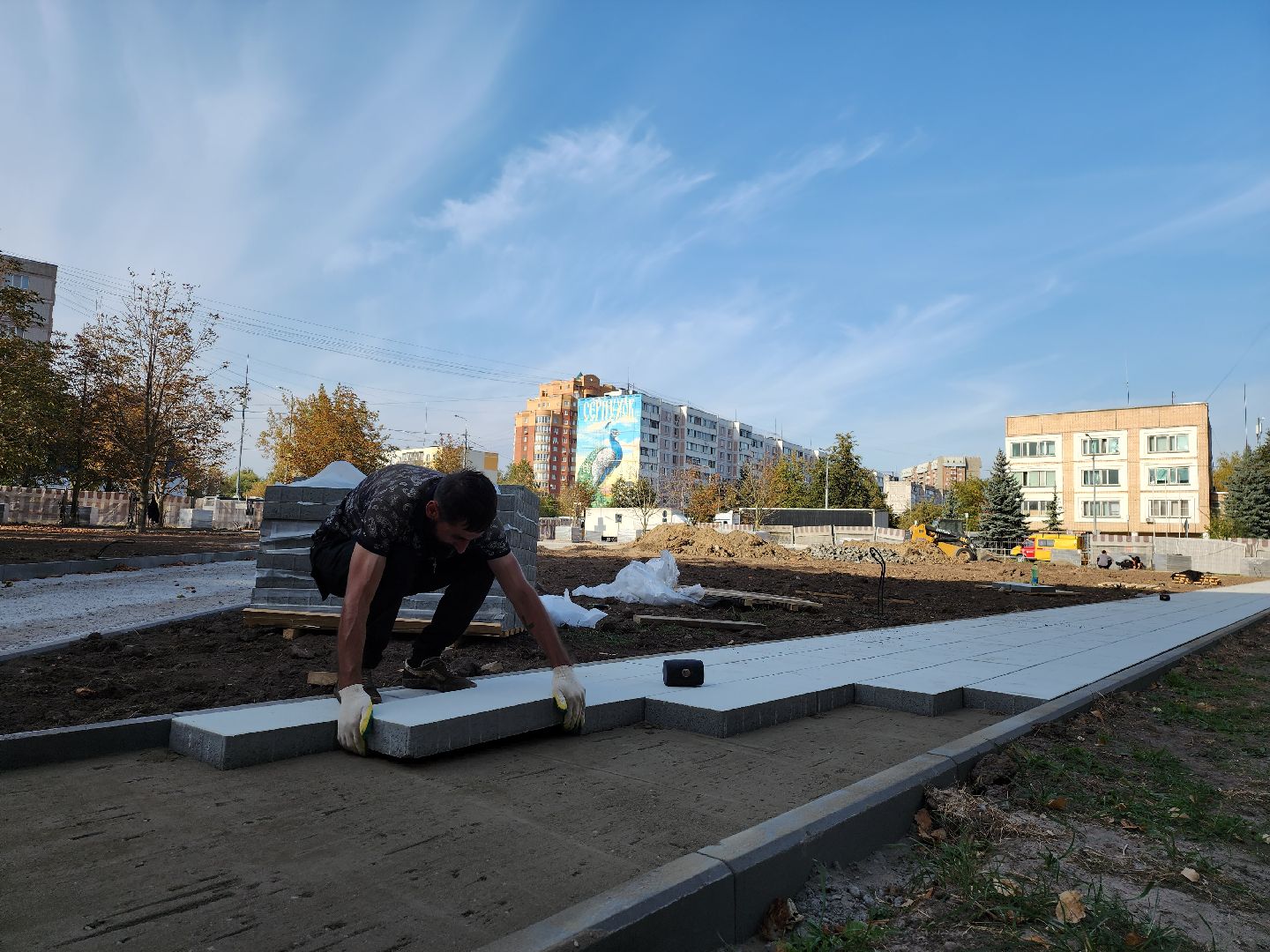 серпухов, подмосковье, благоустройство, тротуар,