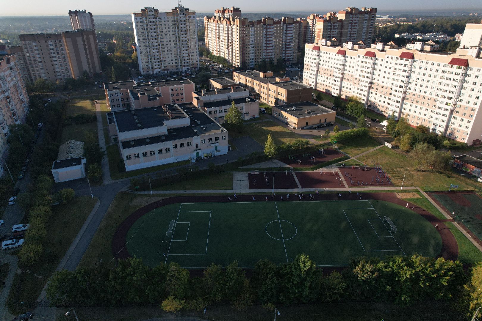 видео с коптера, школа, герой,