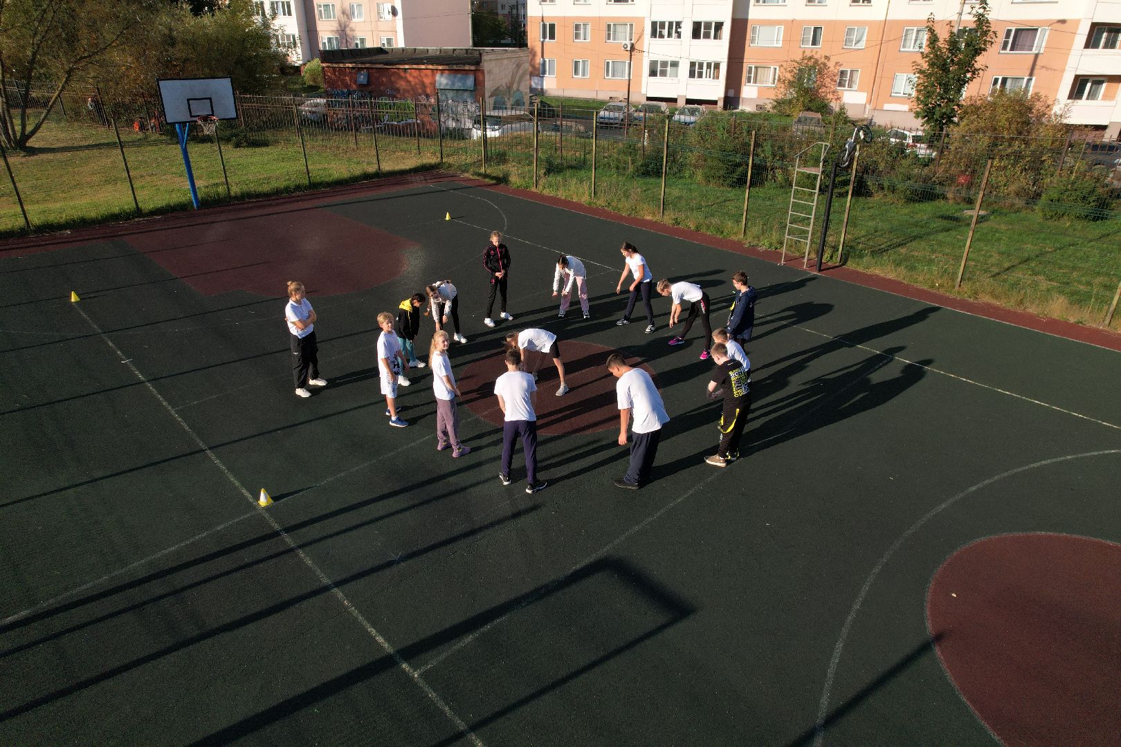 видео с коптера, школа, герой,