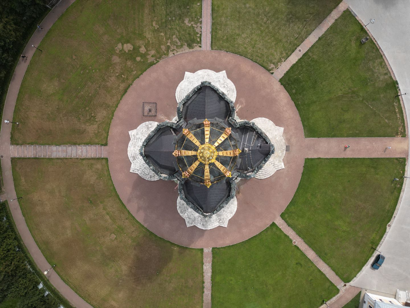 видео с коптера, дубровицы, усадьба,