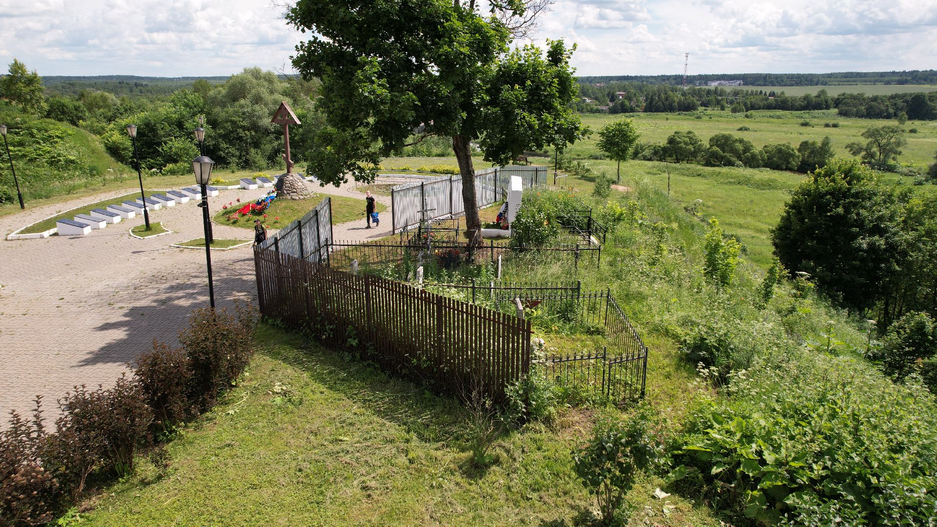видео с коптера, можайск,