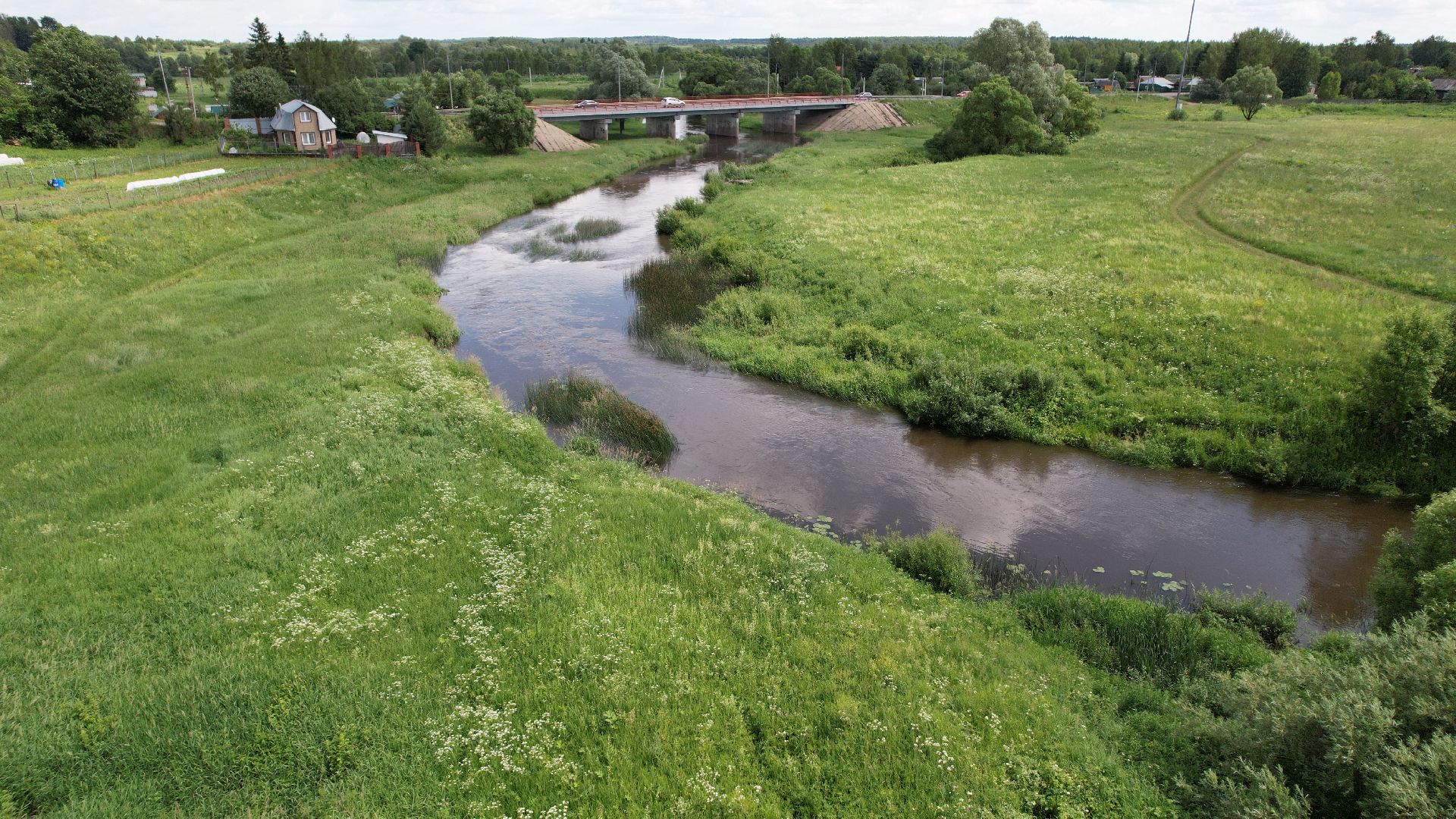 видео с коптера, можайск,