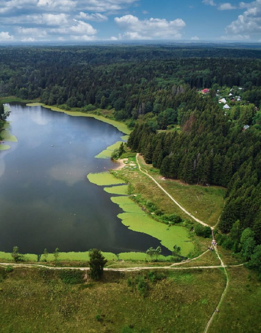 Сергиев Посад, Сергиево-Посадский городской округ, Благоустройство, Парки в лесу, Лесопарк, Загорское море, Зона отдыха, Пляж, Озеро