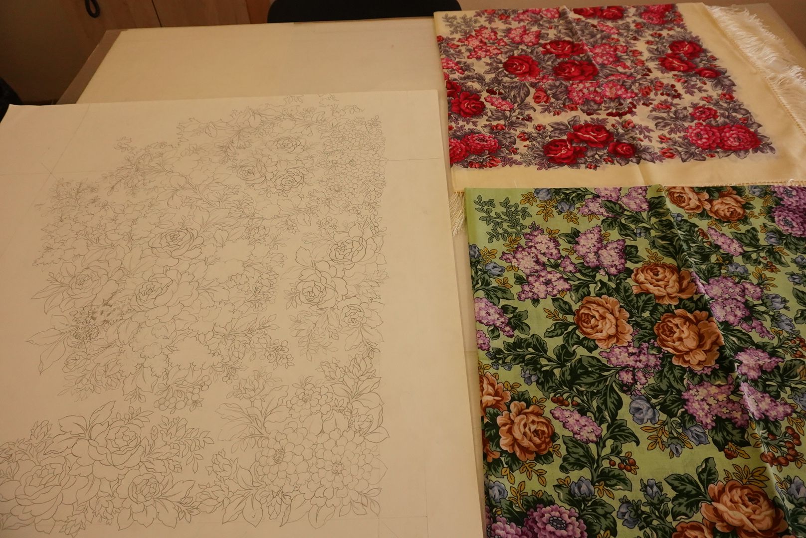 Павловский Посад, Городской округ Павловский Посад, Люди, Жители, Платки, Художник,