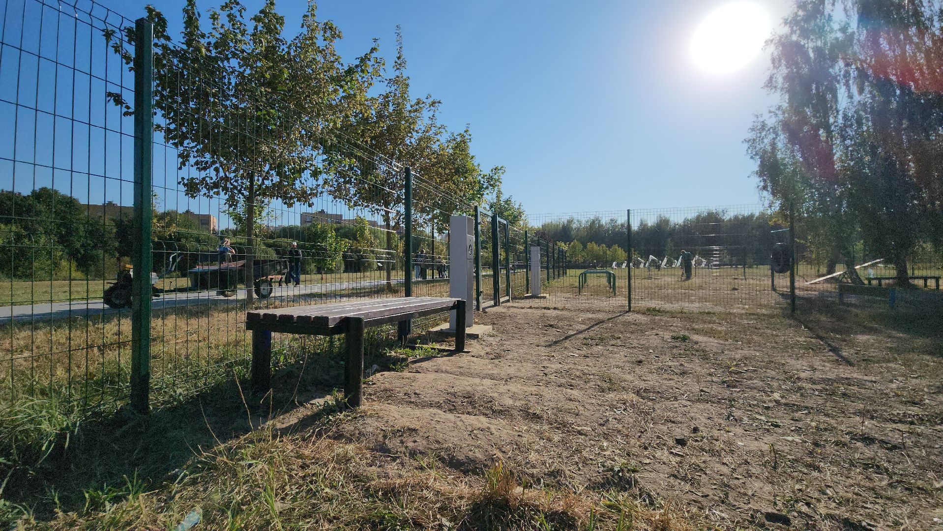 площадка для выгула собак, Долгопрудный, благоустройство,