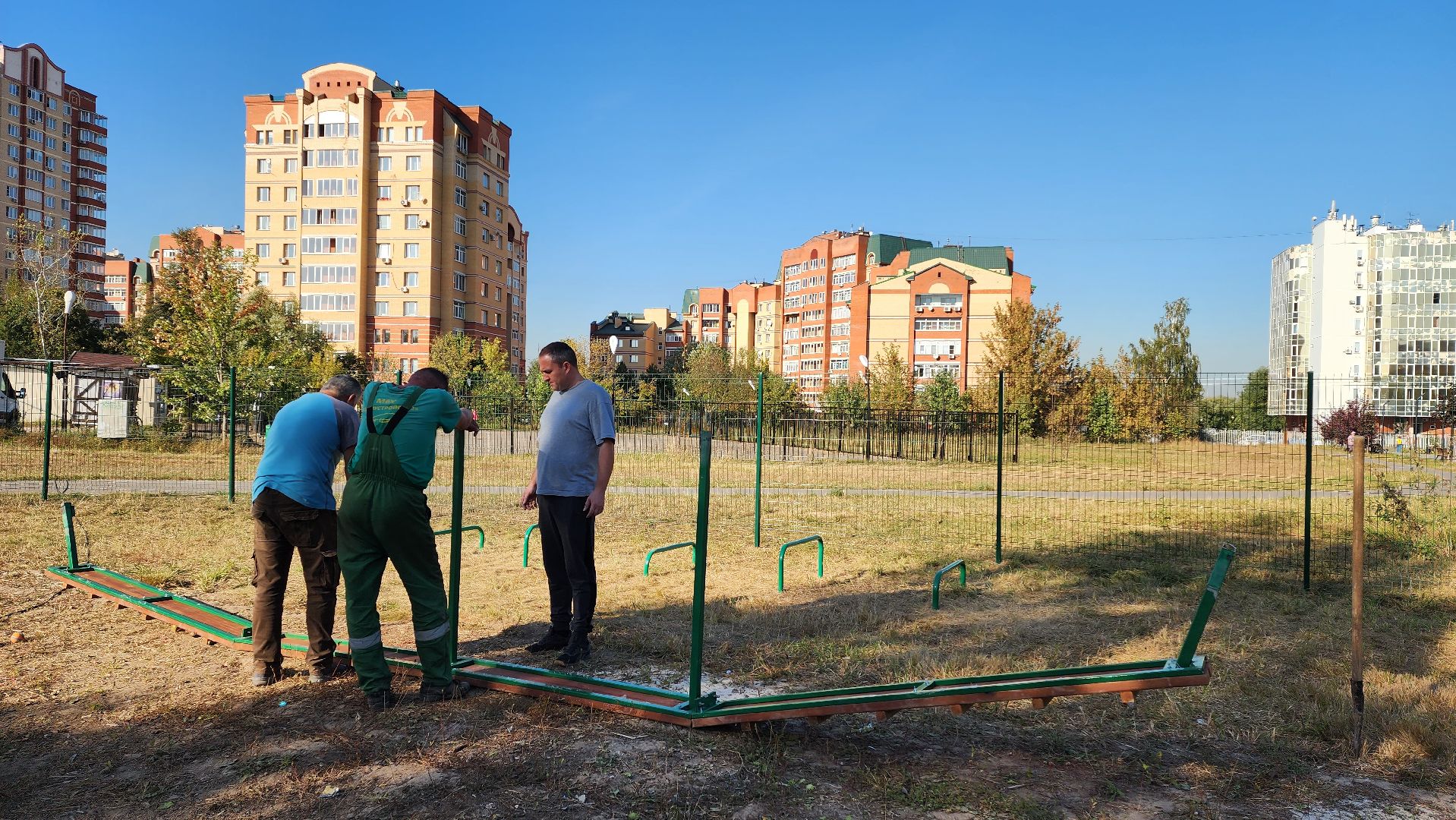 площадка для выгула собак, Долгопрудный, благоустройство,