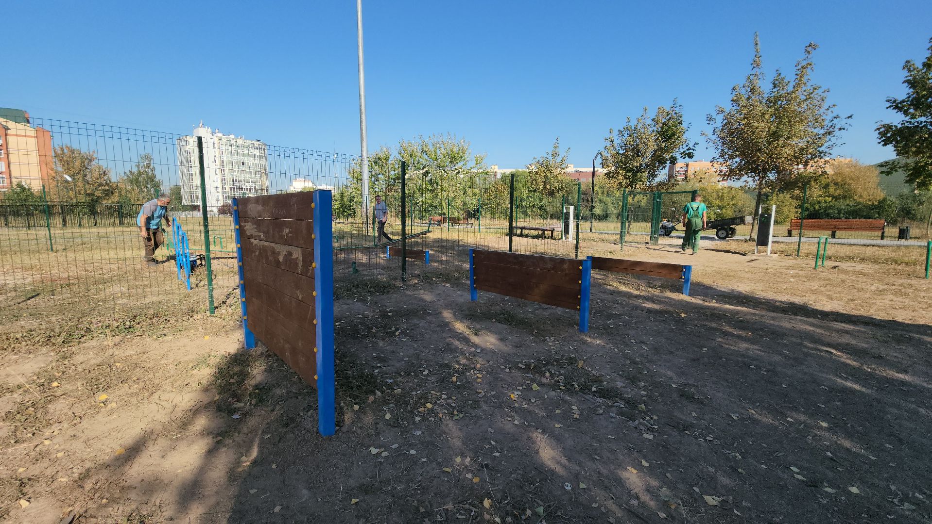 площадка для выгула собак, Долгопрудный, благоустройство,