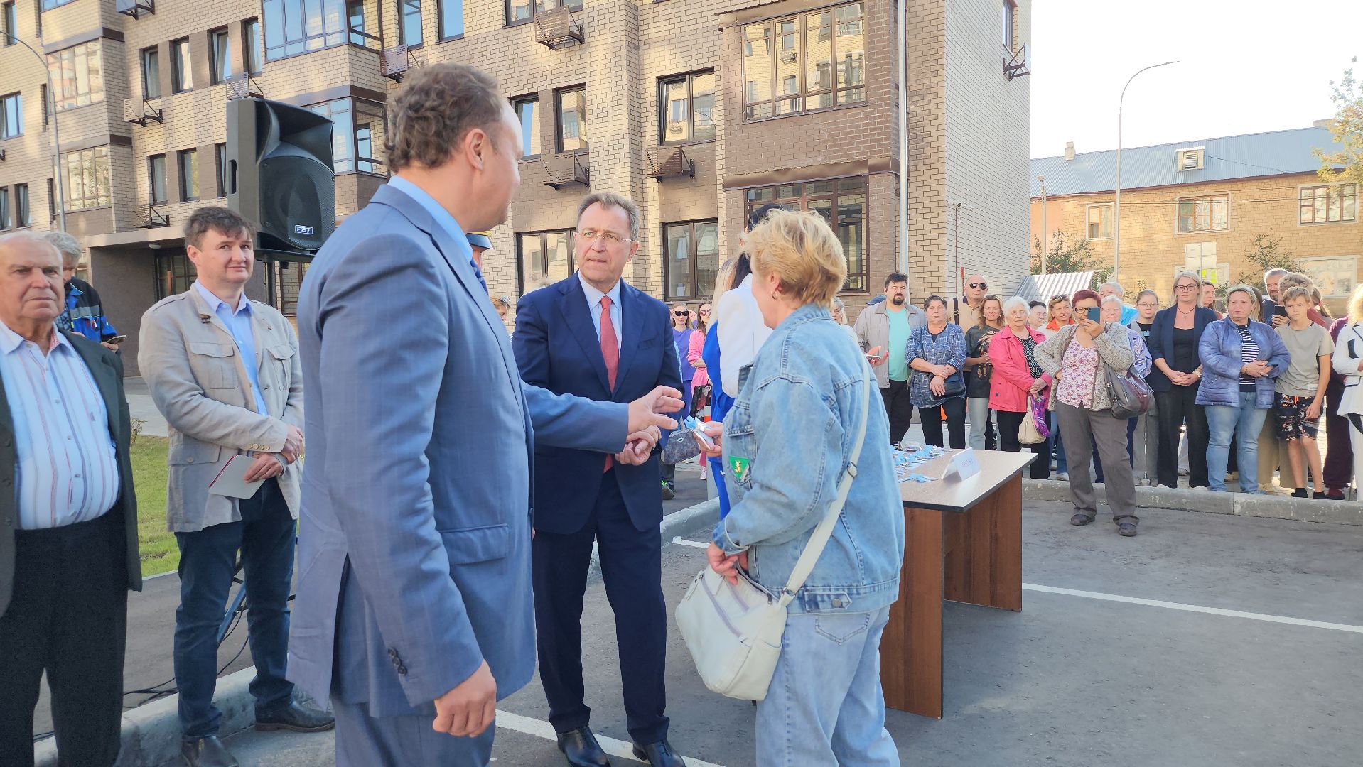 переселение из аварийного жилья, аварийное жилье, вручение ключей переселенцам, Старая Купавна, Богородский городской округ,