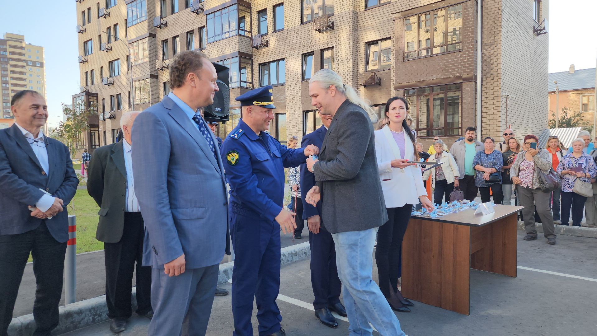 переселение из аварийного жилья, аварийное жилье, вручение ключей переселенцам, Старая Купавна, Богородский городской округ,