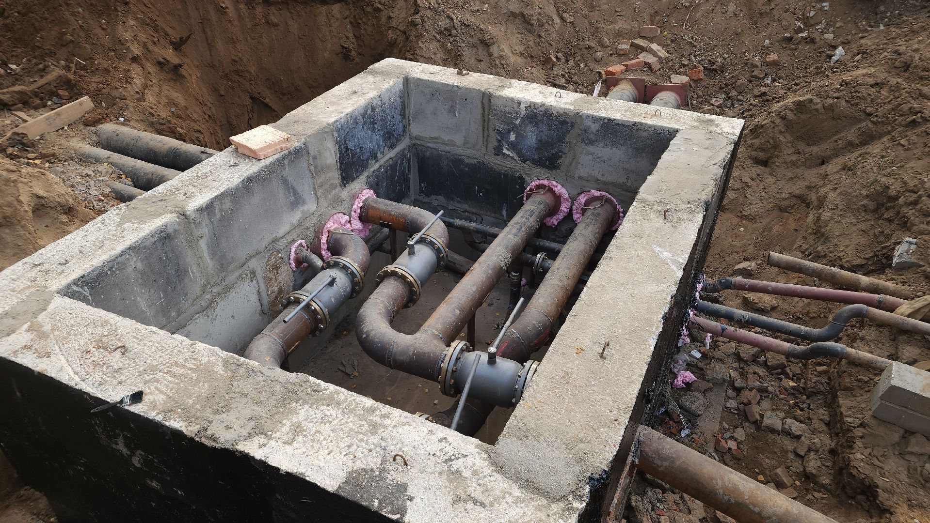 ЖКХ, теплотрасса, ремонт тепловых сетей, Лосино-Петровский,