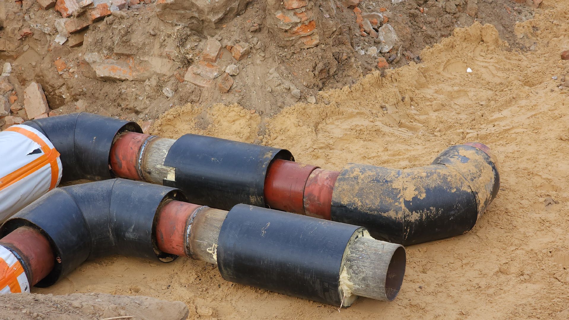 ЖКХ, теплотрасса, ремонт тепловых сетей, Лосино-Петровский,