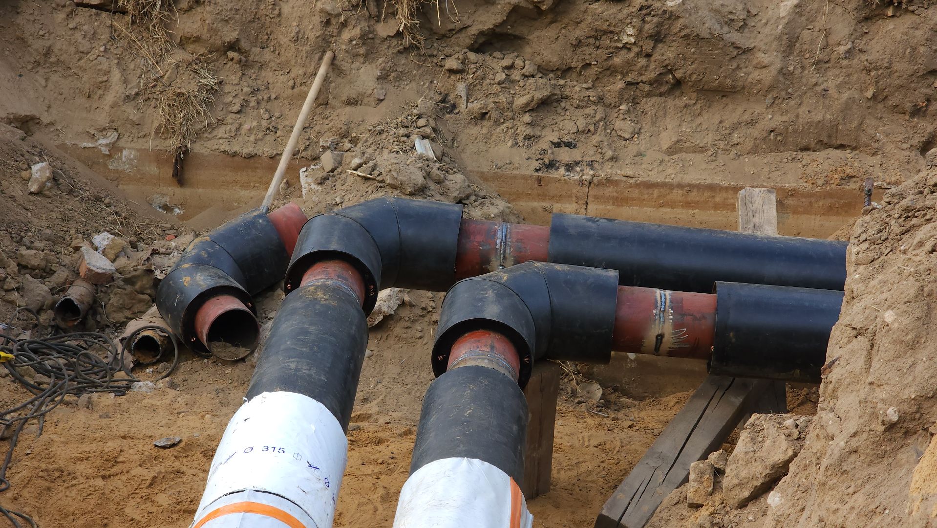 ЖКХ, теплотрасса, ремонт тепловых сетей, Лосино-Петровский,