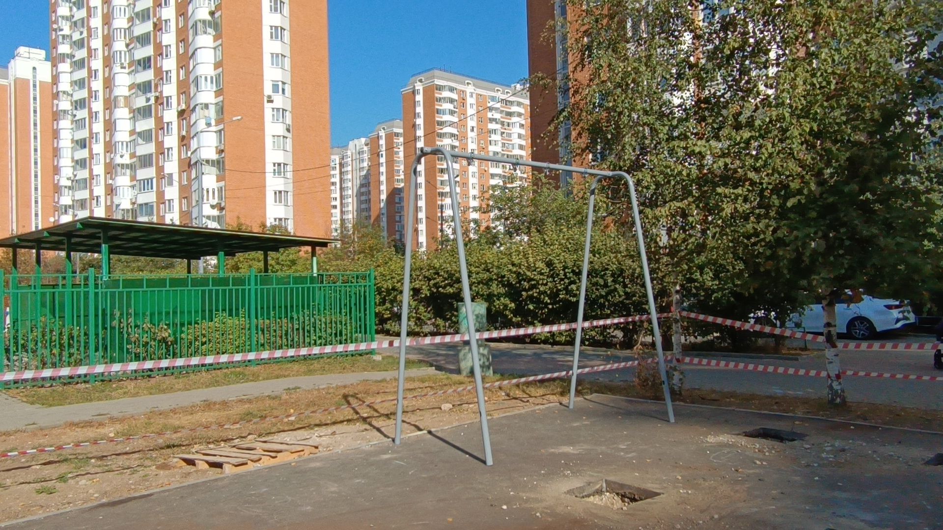 благоустройство, детская площадка, лобня,