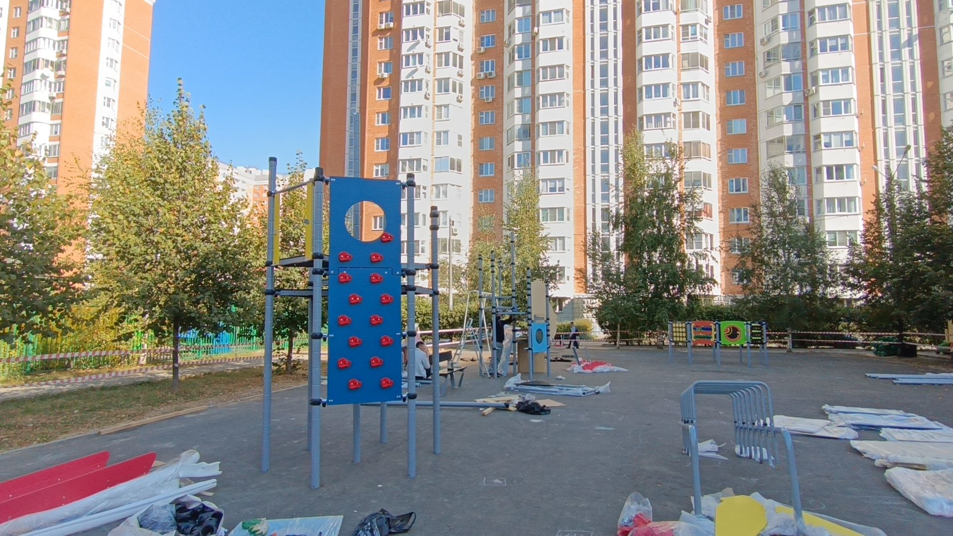 благоустройство, детская площадка, лобня,