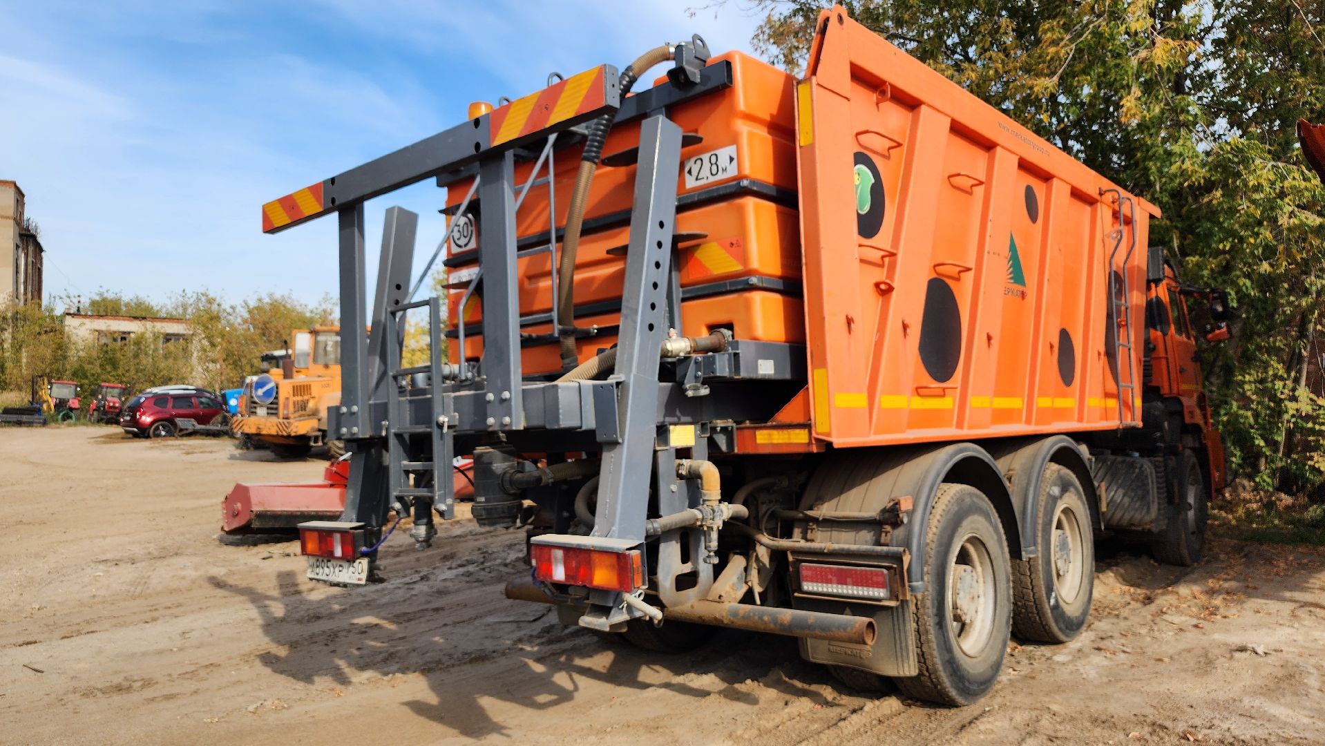 ЖКХ, коммунальные службы, подготовка техники к зимнему периоду, Старая Купавна, Богородский городской округ,