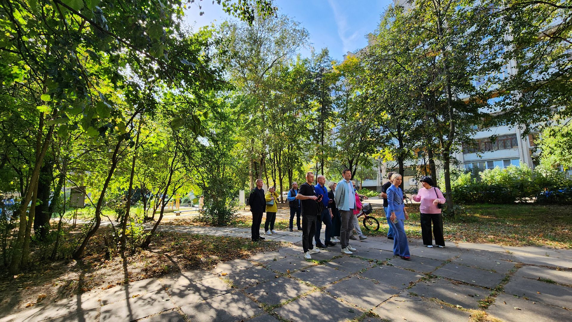 обход, обход города, встреча с жителями, протвино, лесной бульвар,