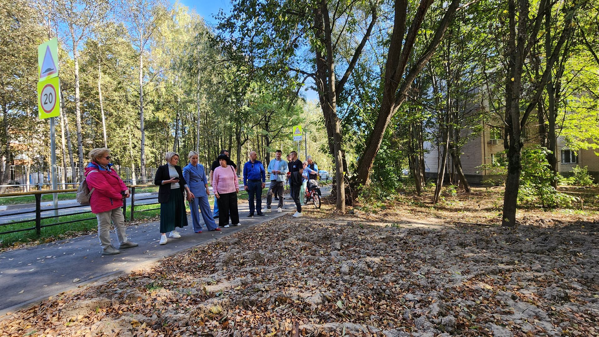 обход, обход города, встреча с жителями, протвино, лесной бульвар,
