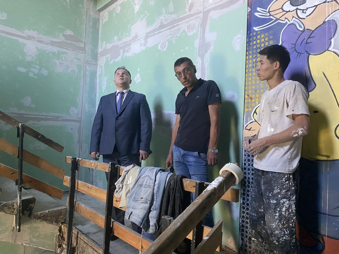 туристический клуб РВСН, ремонт КБО Власиха, ремонт во Власихе, ремонт после пожара, клуб туристов Власиха,