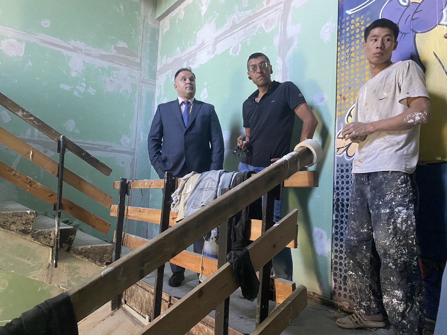 туристический клуб РВСН, ремонт КБО Власиха, ремонт во Власихе, ремонт после пожара, клуб туристов Власиха,