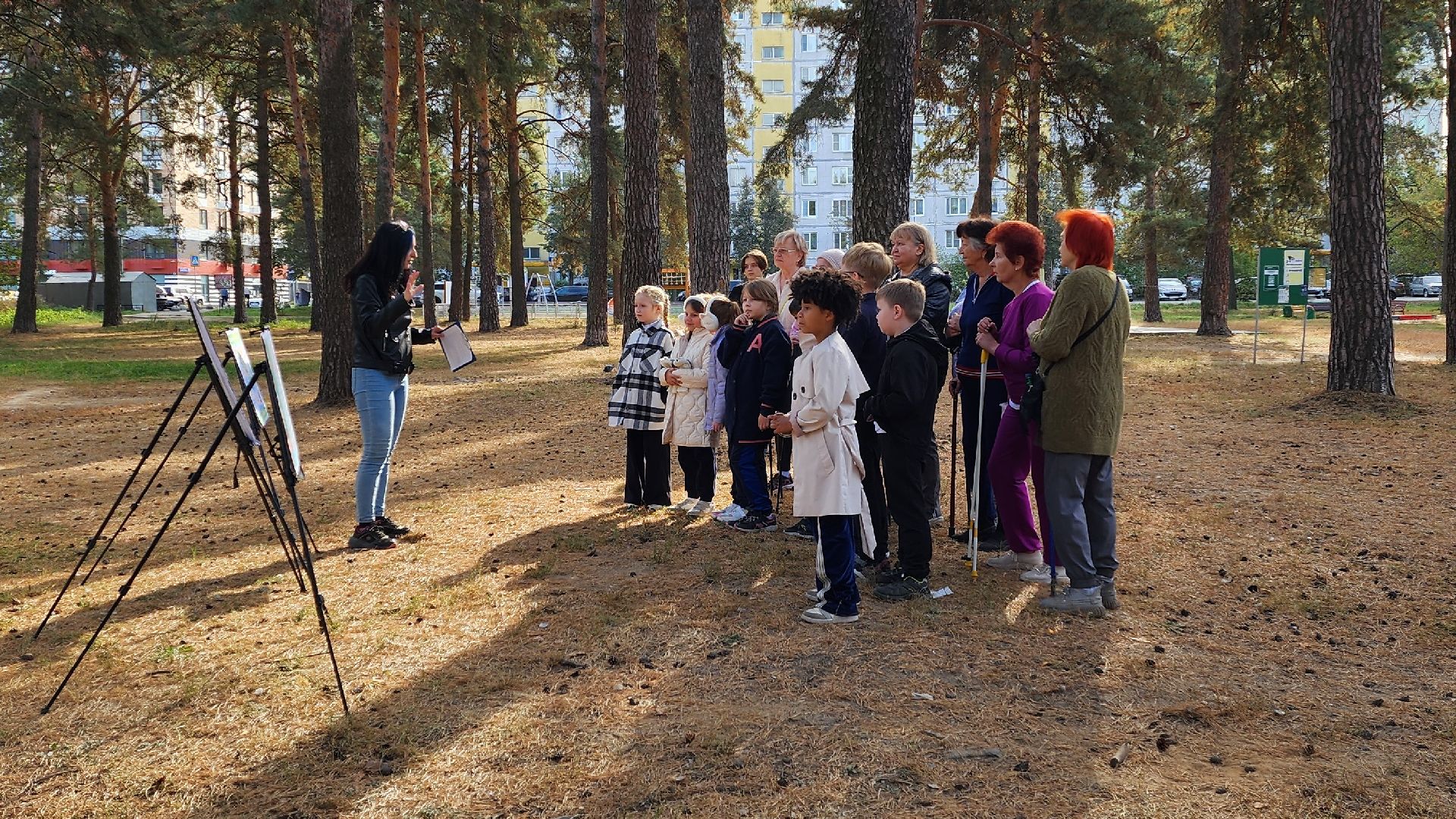 экология, урок на свежем воздухе, внешкольное занятие,