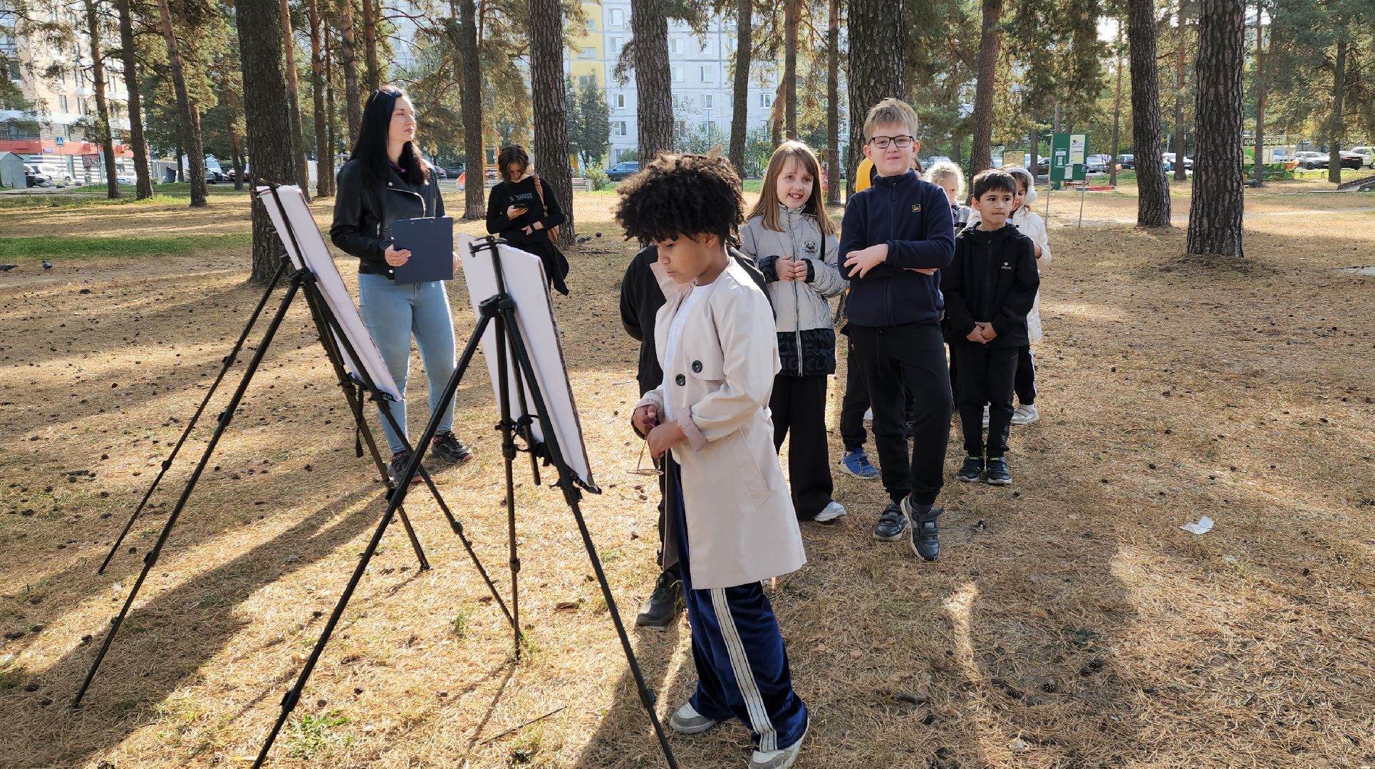 экология, урок на свежем воздухе, внешкольное занятие,
