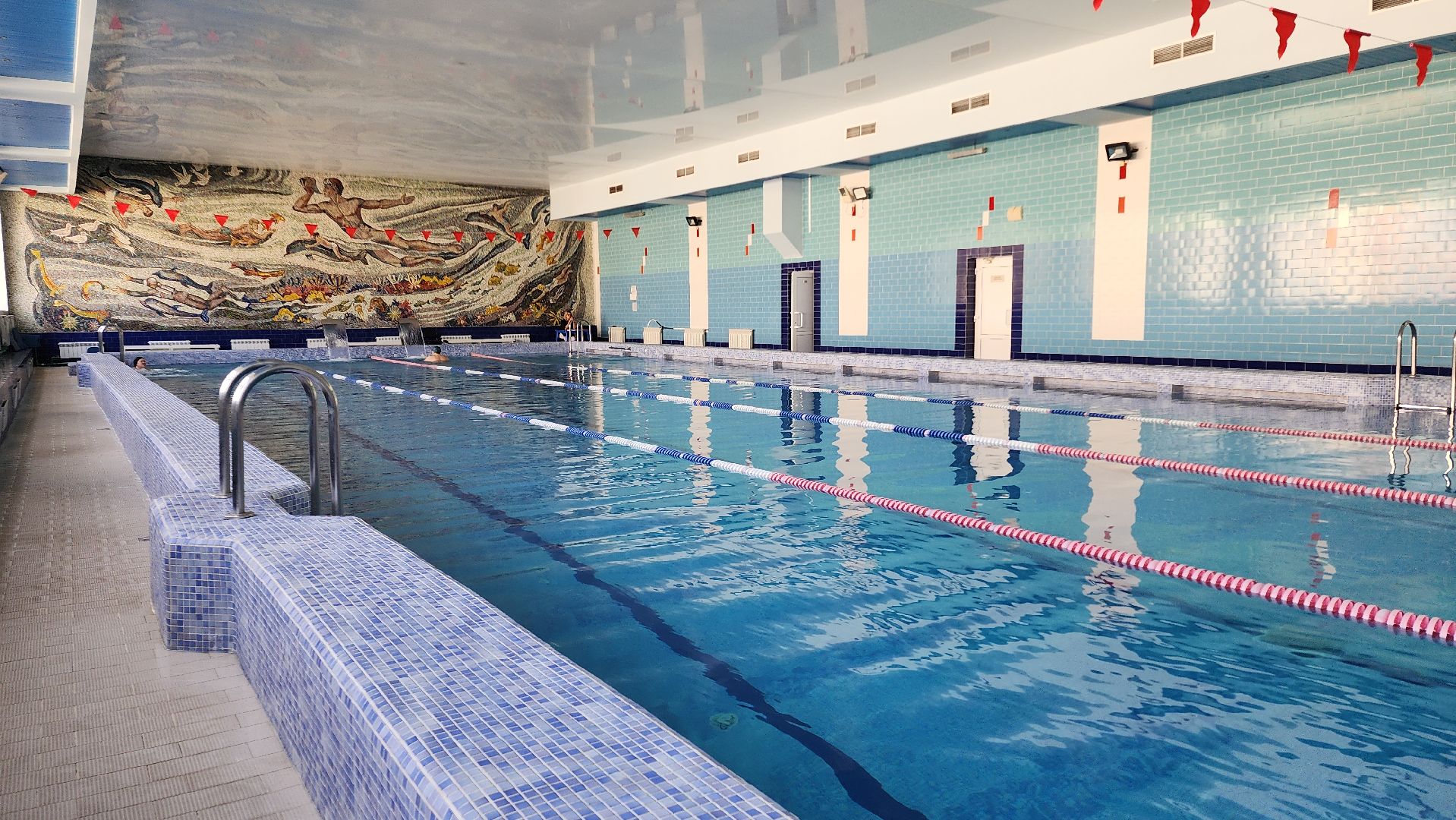 Домодедово, Подмосковье, Спорт, Бассейн, Плавание, Добрые часы, программа губернатора, активное долголетие, СК Атлант,