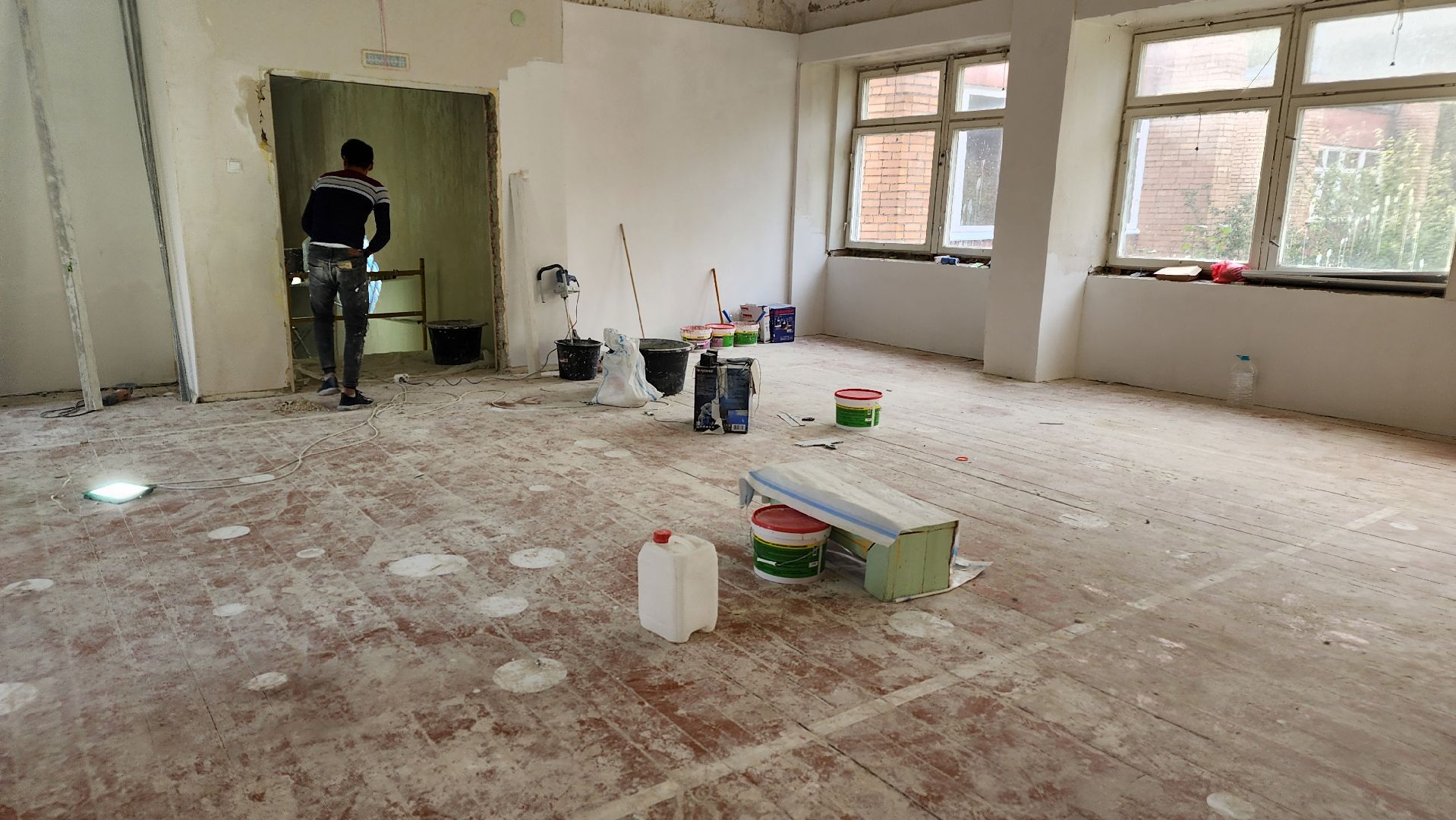 капелька, ремонт, протвино, ремонт спортивного зала, дети,