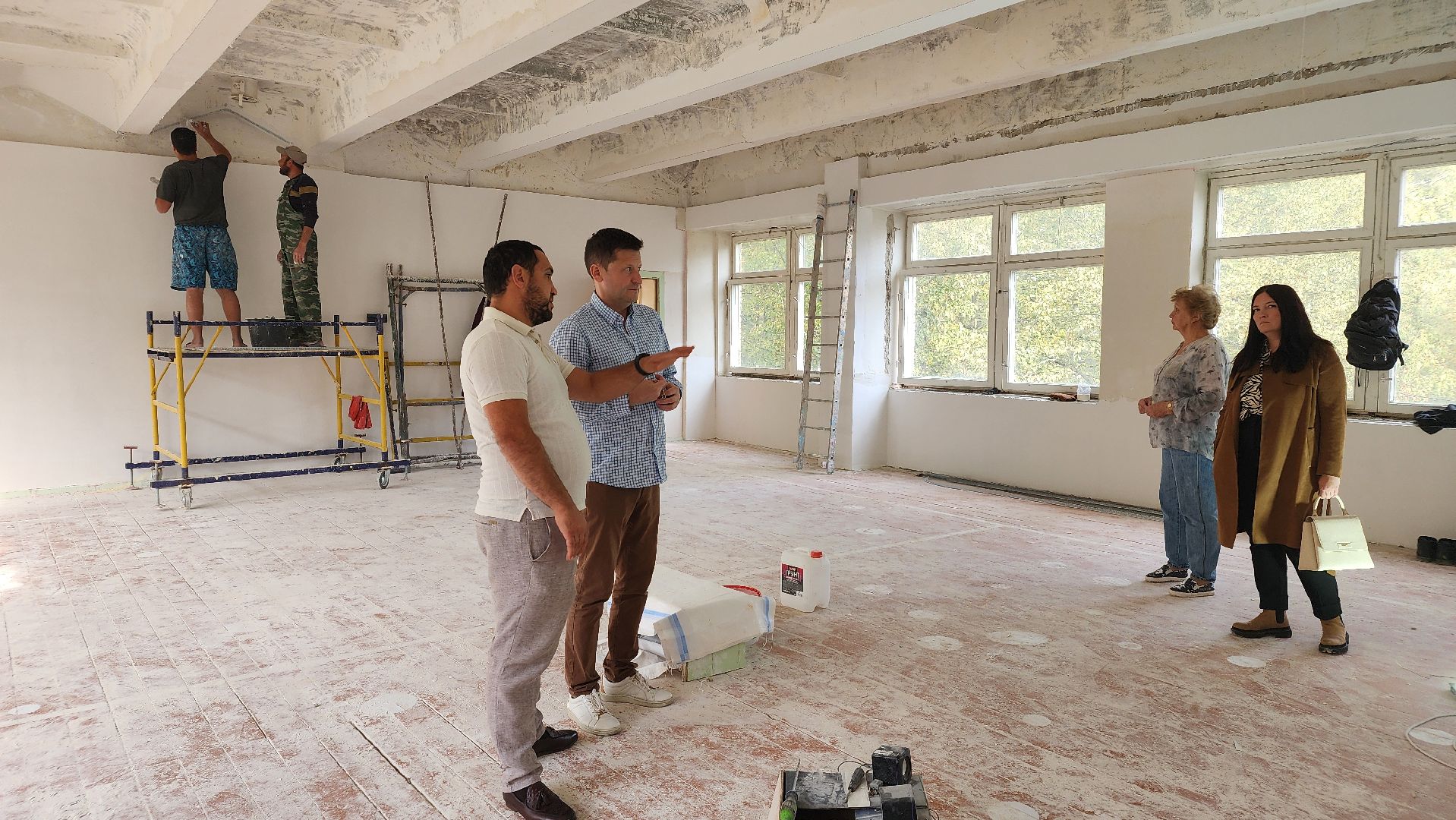 капелька, ремонт, протвино, ремонт спортивного зала, дети,