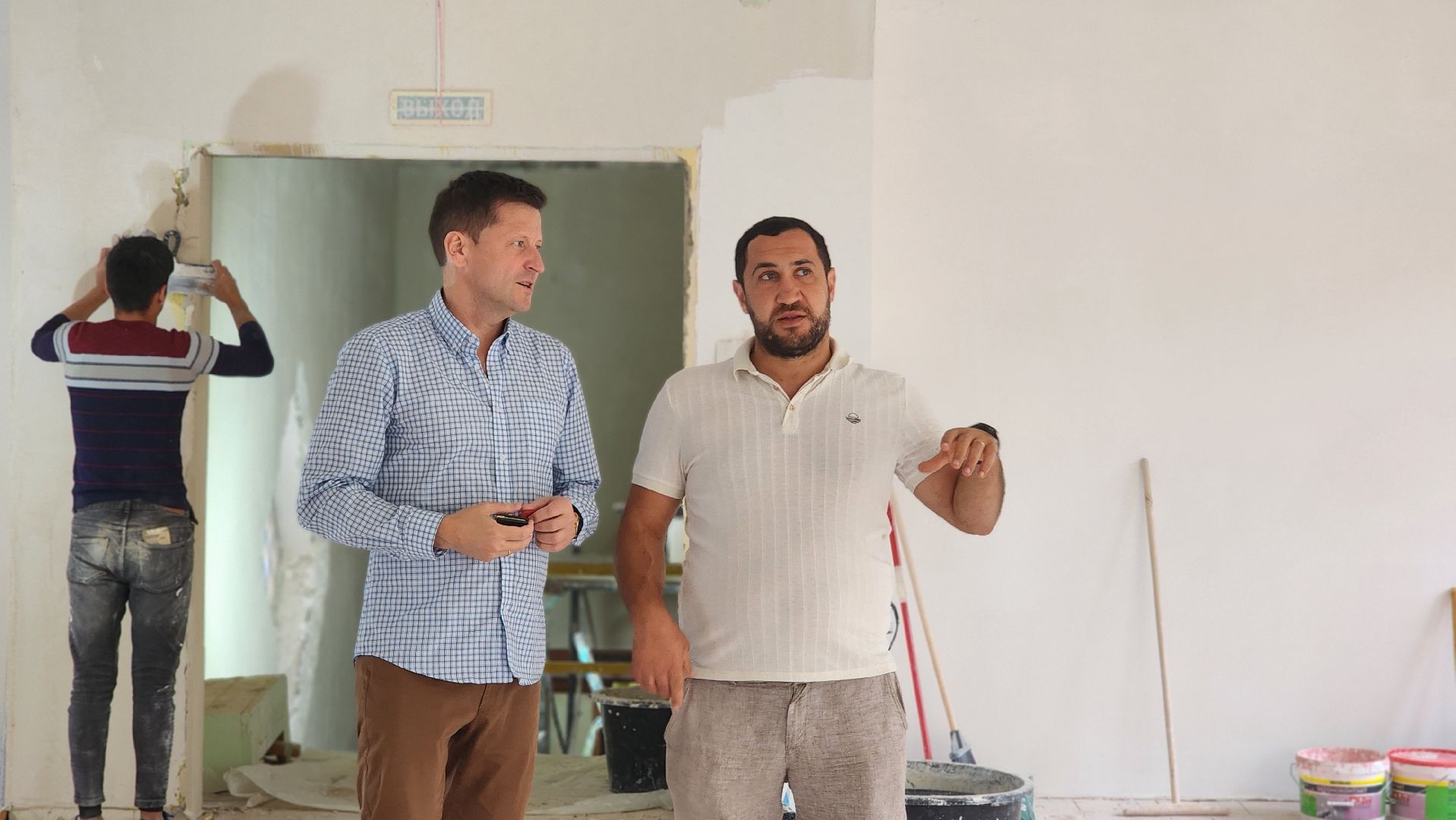 капелька, ремонт, протвино, ремонт спортивного зала, дети,