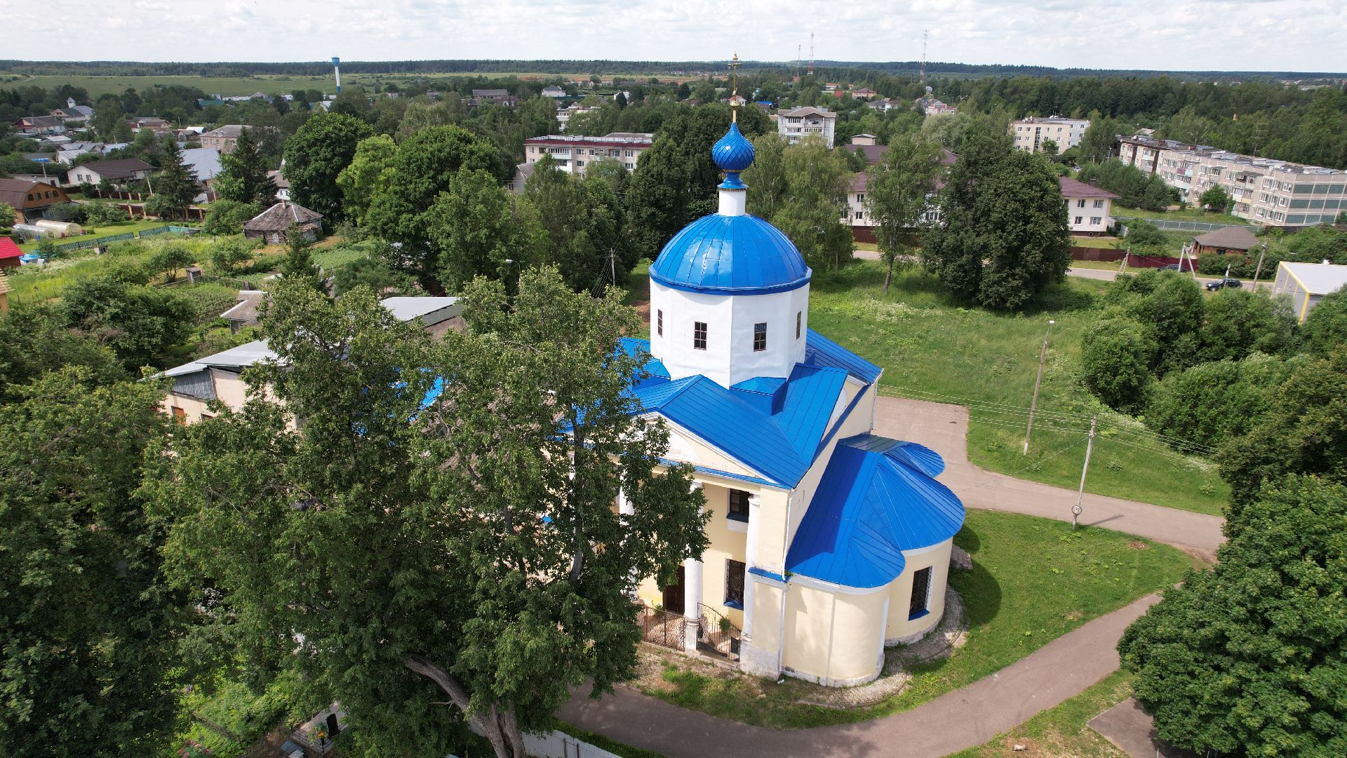 видео с коптера, наро-фоминск, верея, церковь, культура,
