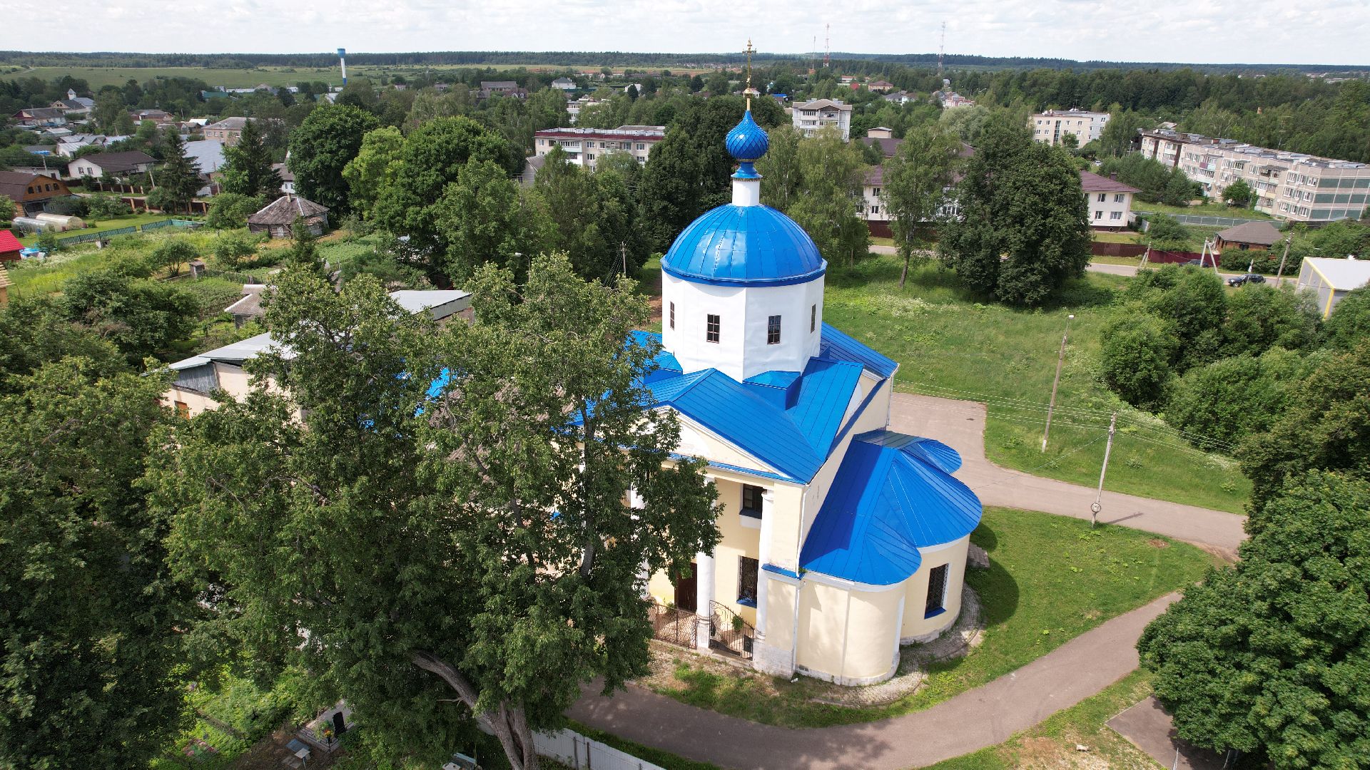 видео с коптера, наро-фоминск, верея, церковь, культура,