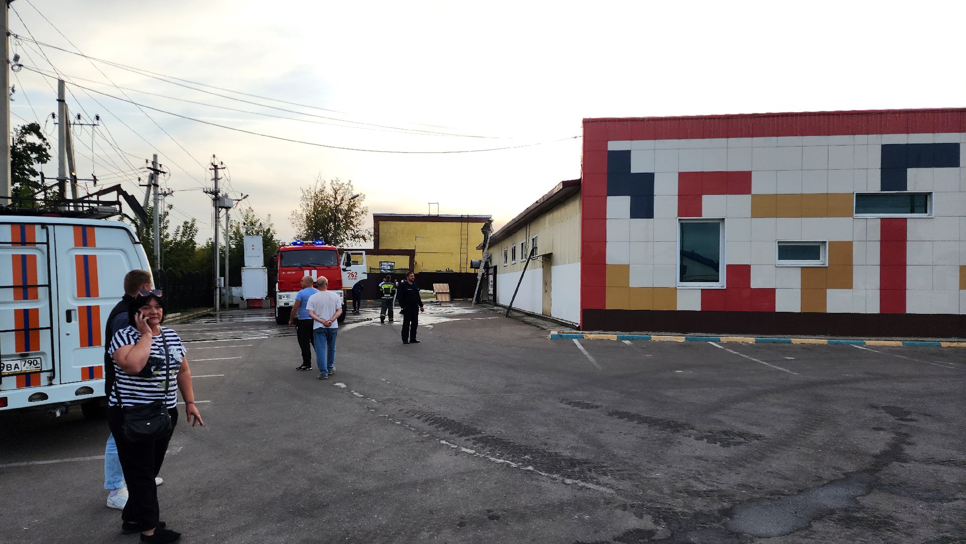 Бронницы, Пожар в ТЦ Тетрис, Пожар в Бронницах, Очевидцы пожара,