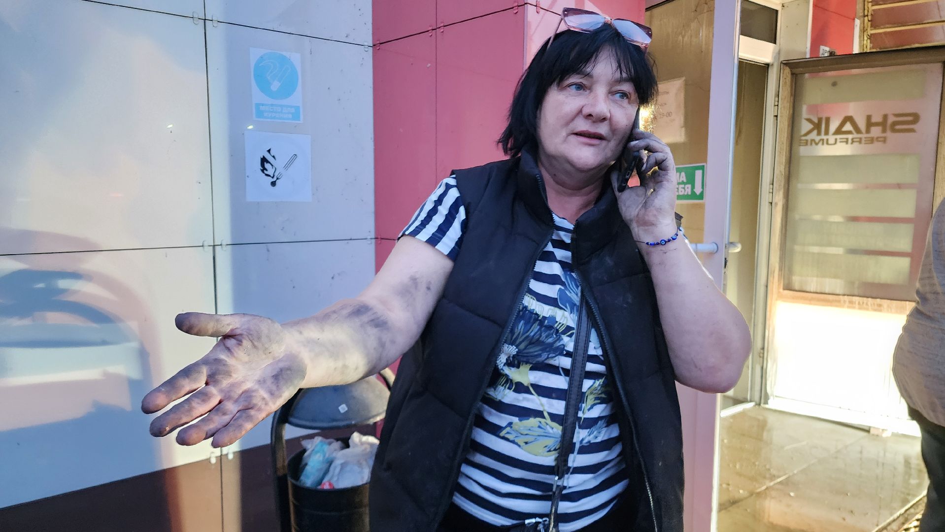 Бронницы, Пожар в ТЦ Тетрис, Пожар в Бронницах, Сотрудники ТЦ,