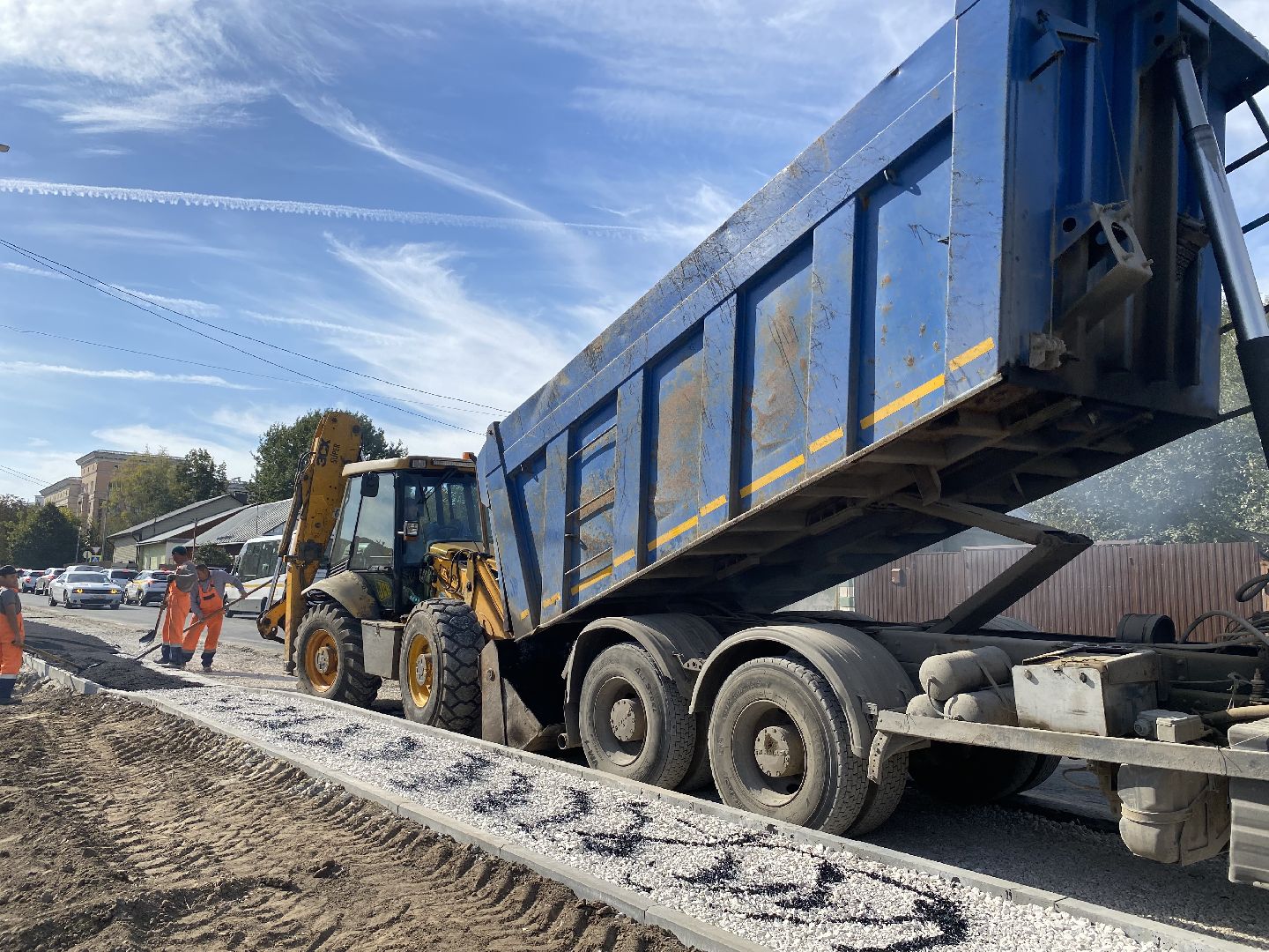 Коломна, Дороги, новый тротуар,