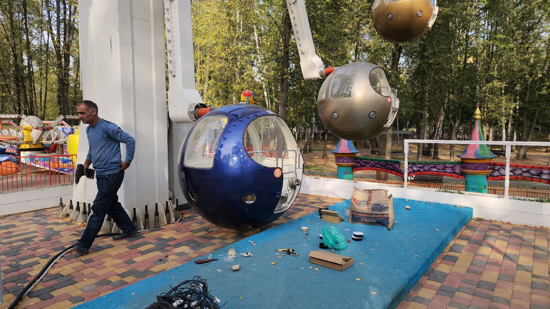 пушкино, аттракционы, парки го пушкинский, развлечения, летний сезон, летний досуг,