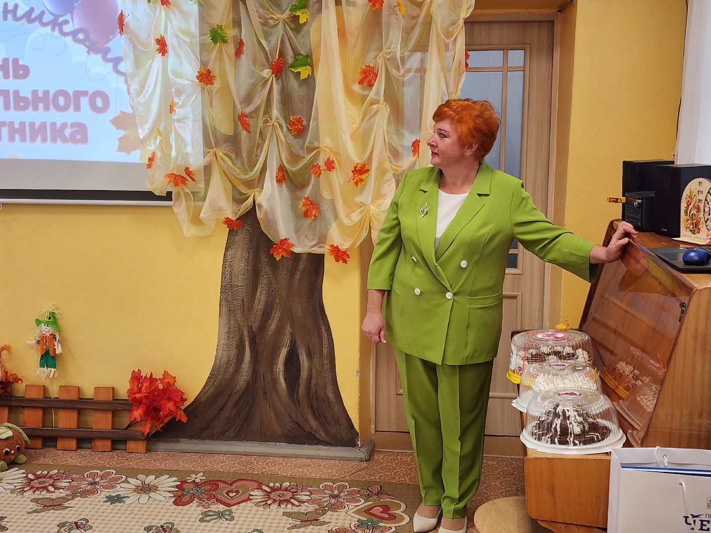 Чехов, гимназия 2, дошкольное отделение, День воспитателя, музыкальный работник, Ирина Первова, поздравления, торжественное мероприятие,