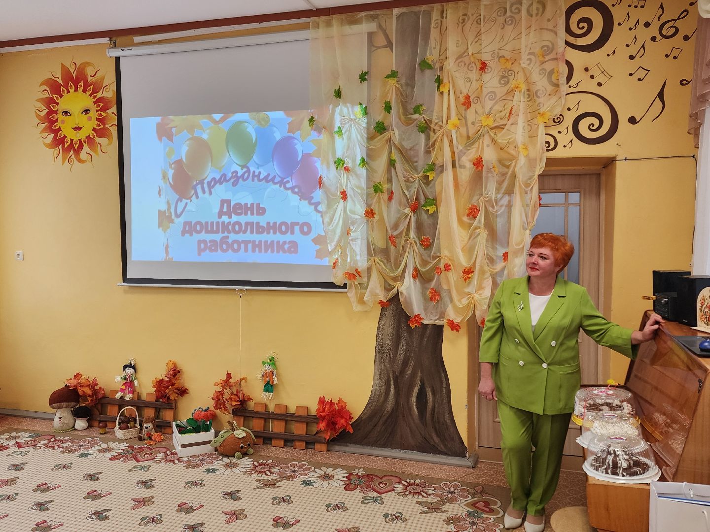 Чехов, гимназия 2, дошкольное отделение, День воспитателя, музыкальный работник, Ирина Первова, поздравления, торжественное мероприятие,