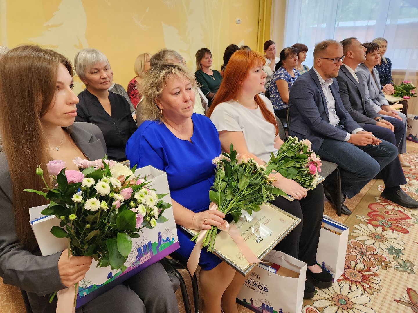 Чехов, гимназия 2, дошкольное отделение, День воспитателя, музыкальный работник, Ирина Первова, поздравления, торжественное мероприятие,